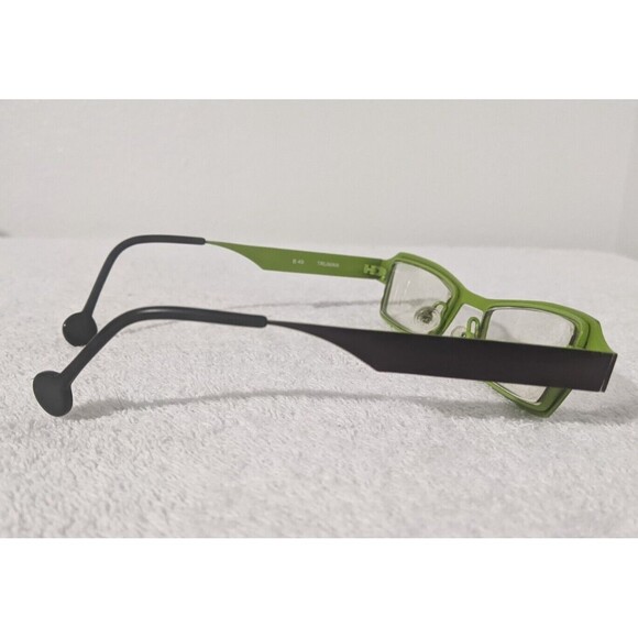Vintage Lunettes Anne et Valentin Truman B 49 Eyeglasses Green Titanium Frames main image 7